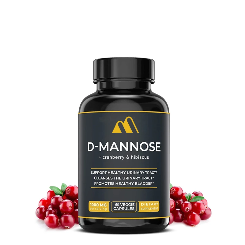 

D-mannose Strong D-mannose и клюквенный экстракт гибискуса, содержащий 60 капсул