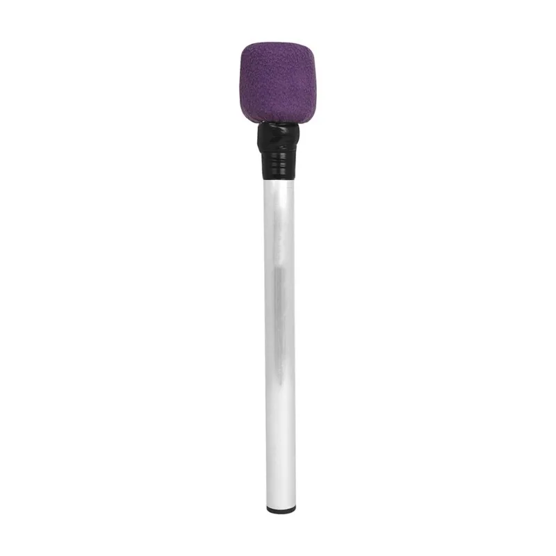 B48B-Professional For Marching Band Percussion Bass Drum Mallet With Durable Aluminum Handle& Soft Flannel For HEAD