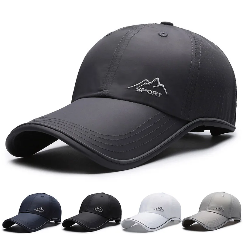 

Spring Summer Mesh Quick-drying Baseball Caps Outdoor Leisure Fashion Hat Breathable Adjustable Light Thin Snapback Cap Trapstar