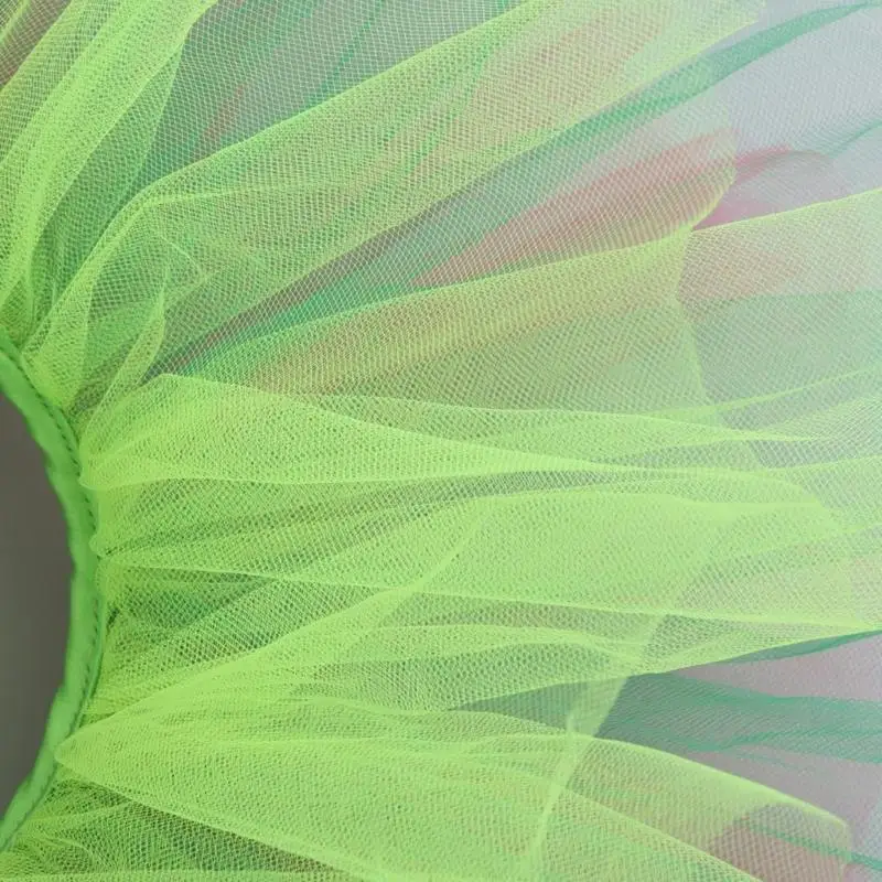 Multi-Layers Mesh Clown Hals Hals Ruff Halloween Victorian Collar