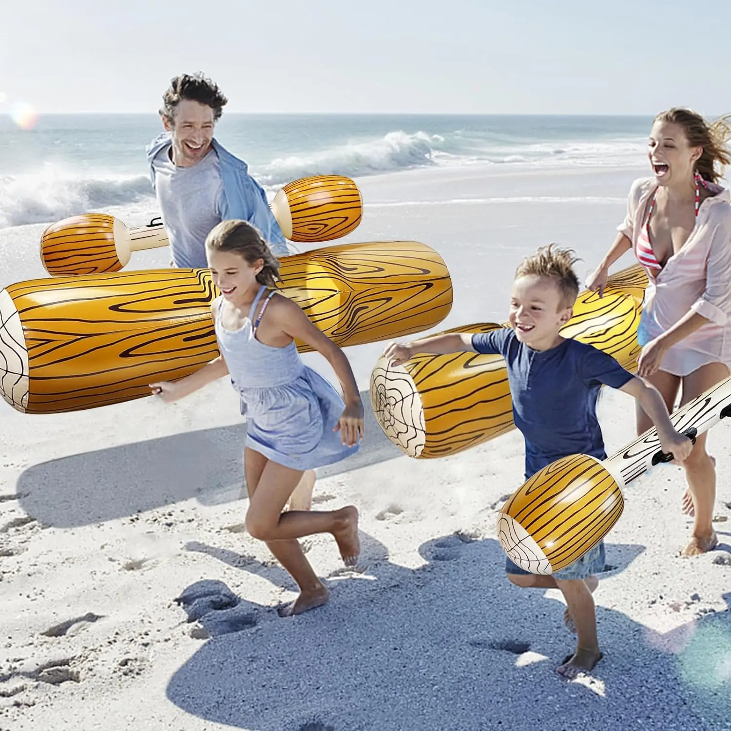 Juguetes inflables de fila flotante para verano, playa, Fiesta EN LA Piscina, juego de juguetes de fila flotante inflable, balsas de batalla,