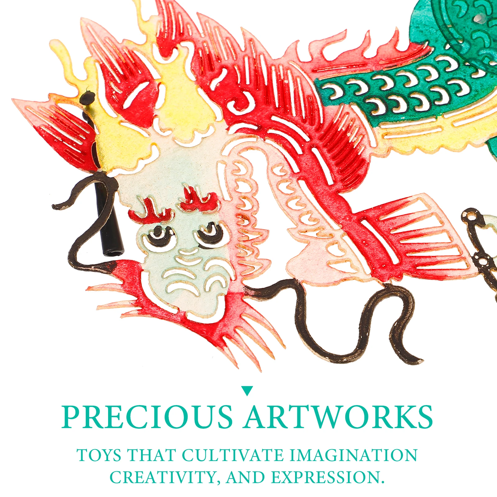 DIY Shadow Kit Chinese Elements Fine Workmanship Educational Craft for Kids Handmade Traditional Plaything