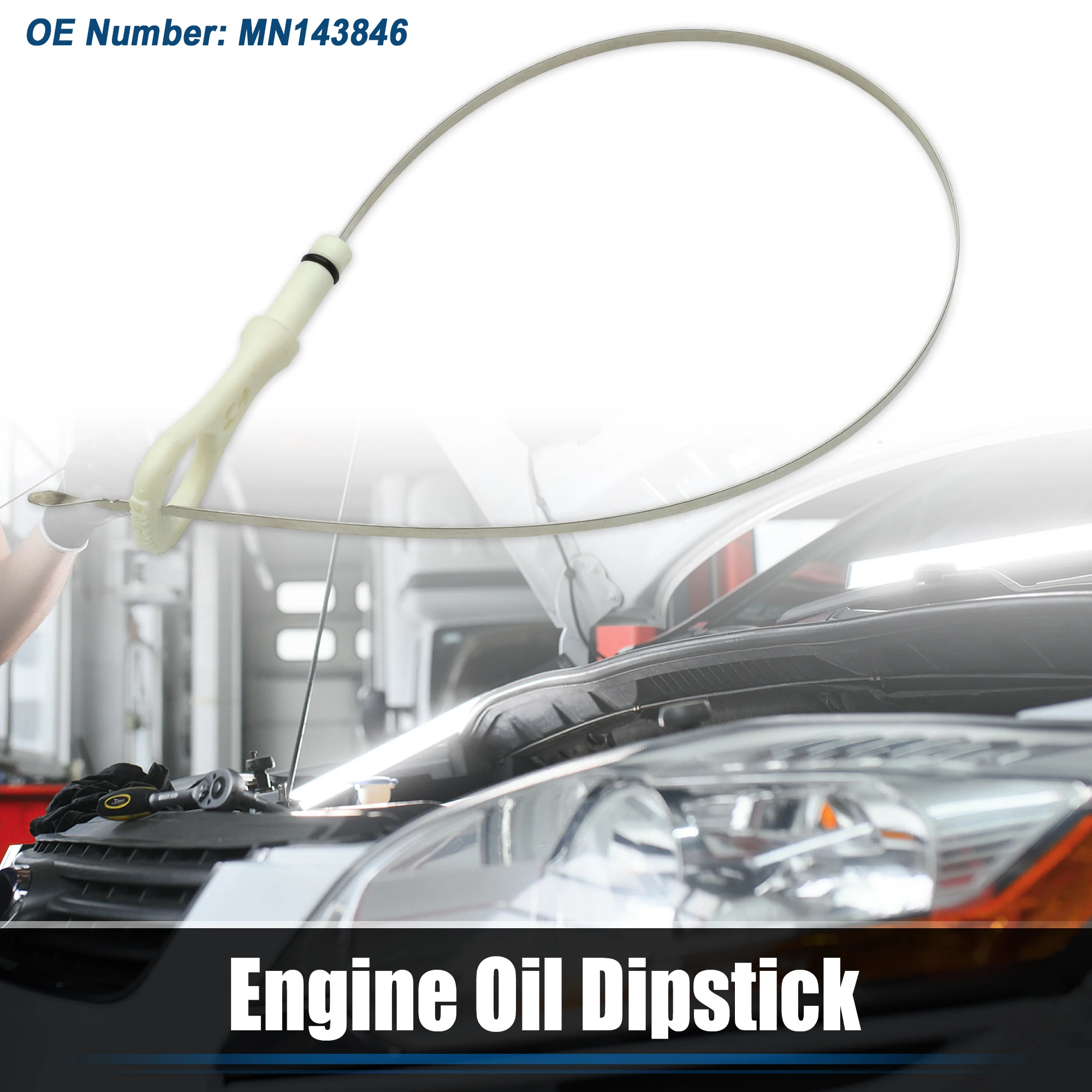 UXCELL Engine Oil Level Indicator Dipstick for Mitsubishi L200 1996-2007 No.MN143846