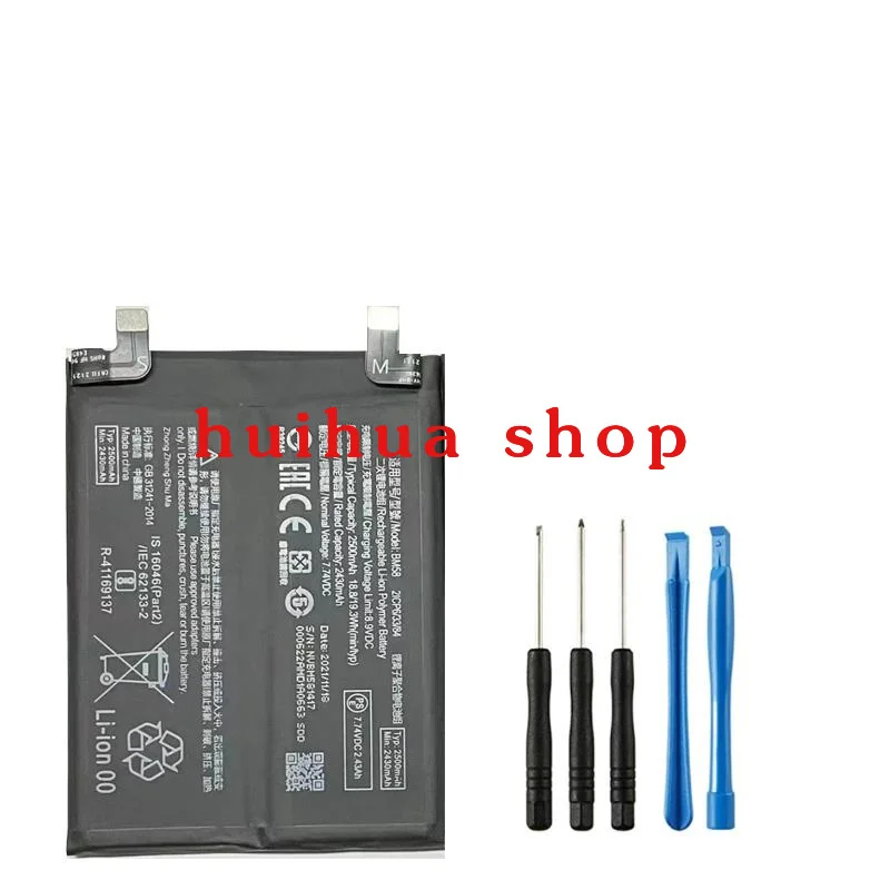 2024 Latest Production Xiao mi BM58 5000mAh Battery For Xiaomi 11T Pro 5G Mix 4 Mix4 Mobile Phone Batteria + Free Tools