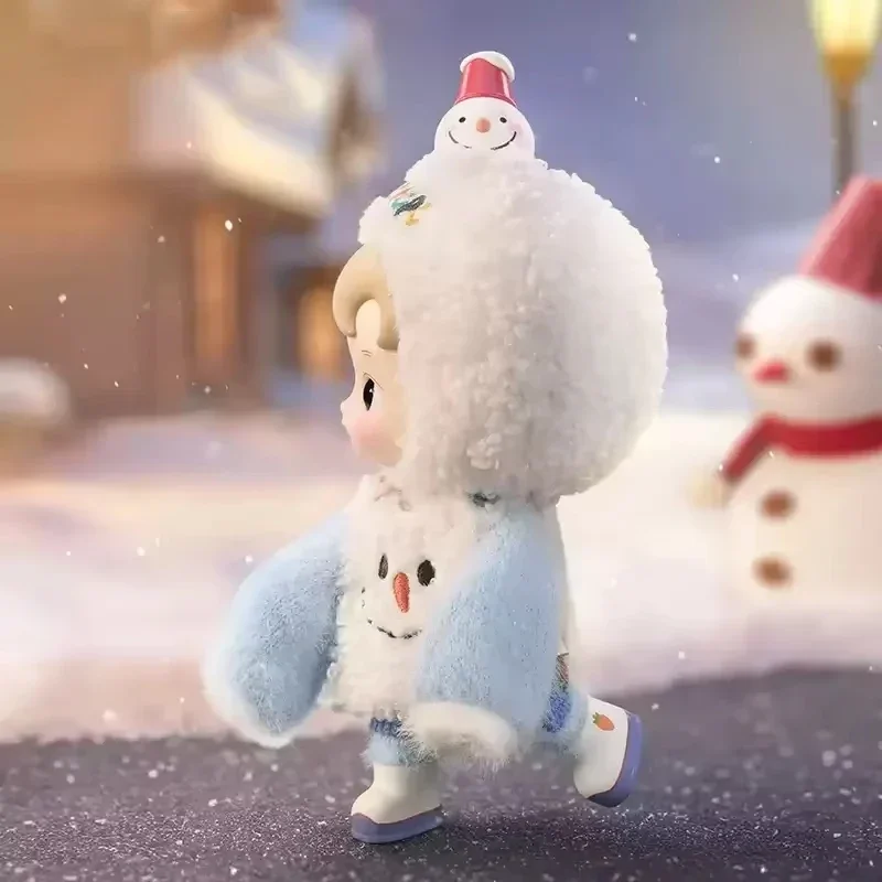 

HACIPUPU Snowman Visit Guess Bag 100% Original Toys Doll Cute Action Anime Figure Desktop Ornaments Collection Gift
