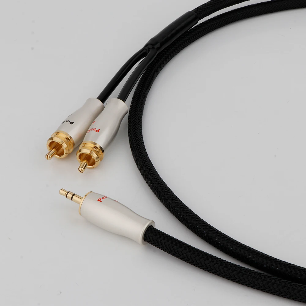 HIFI 2,5 mm symmetrisches Audiokabel auf 2 Cinch-Signalkabel AUX-Leitung Kopfhörerverstärkerleitung 2,5 mm Stecker auf 2 Cinch-Stecker – Detail 14