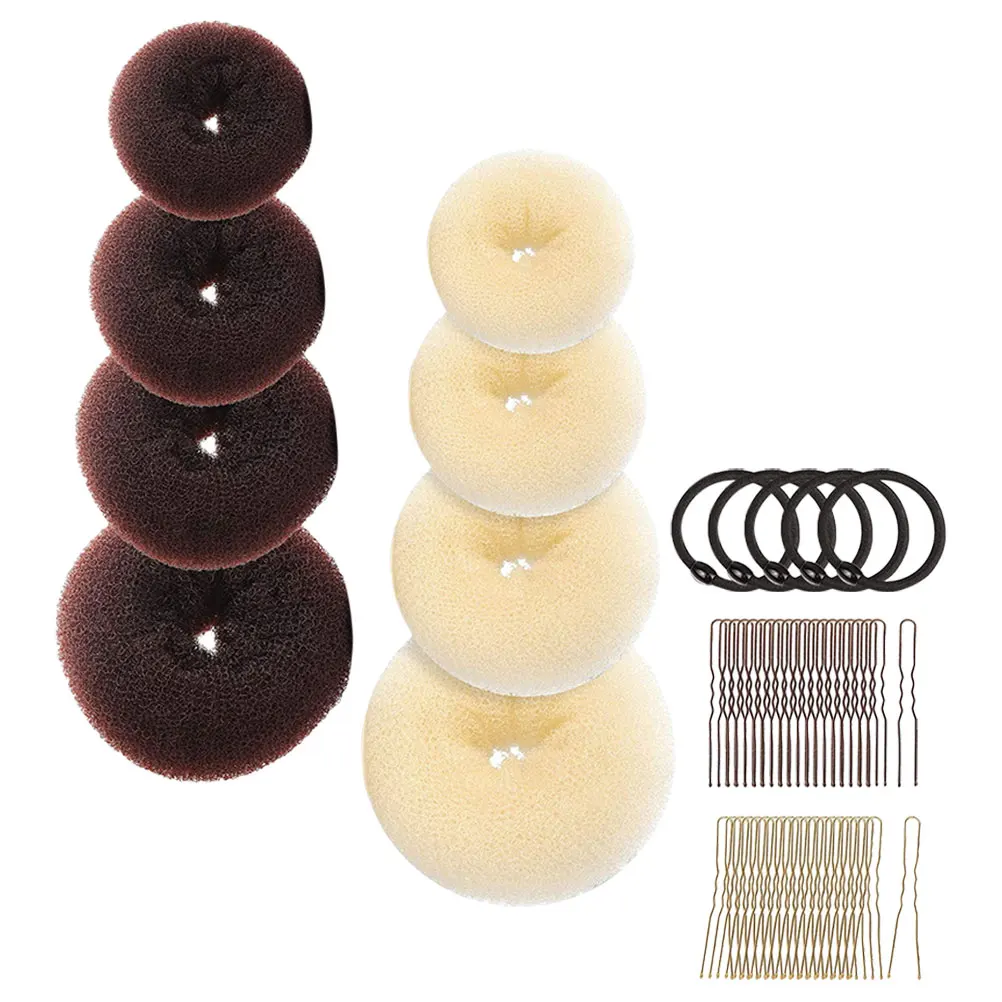 

1Set Bun Maker for Hair U Shaped Pins Included Comfortable Hair Styling Set for Cute and Chic Updos in Minutes