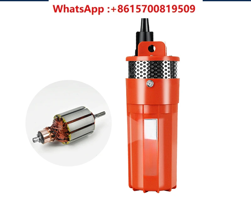 SP-12/24 Solar Submersible Pump Outdoor Electric Vehicle Irrigation Pump Small Electric High Head Deep Well Pump