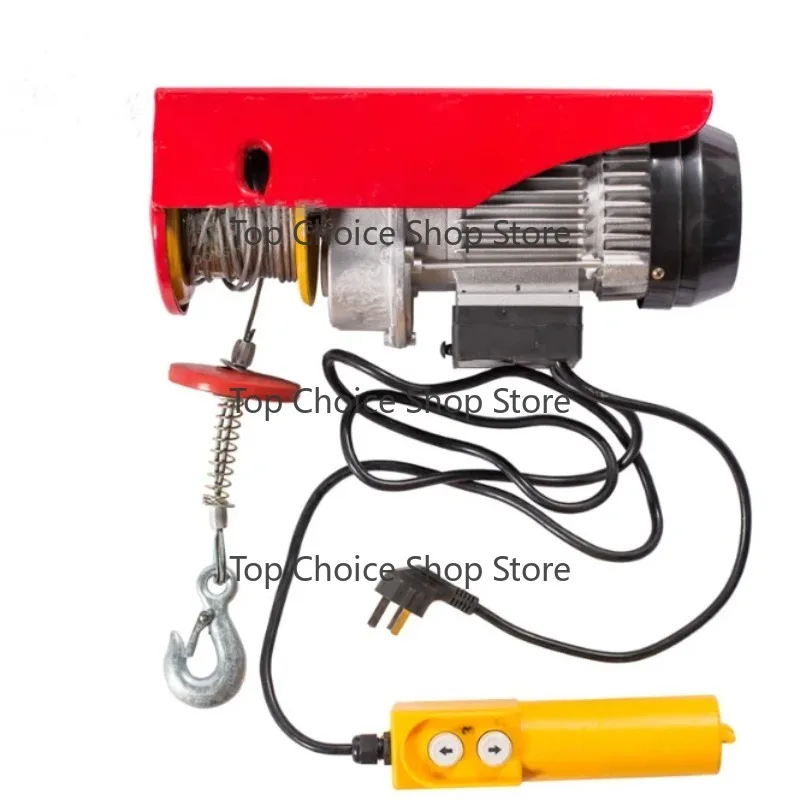 single motor miniature electric crane New steel structure wireless remote control for cable slings in the retail industry