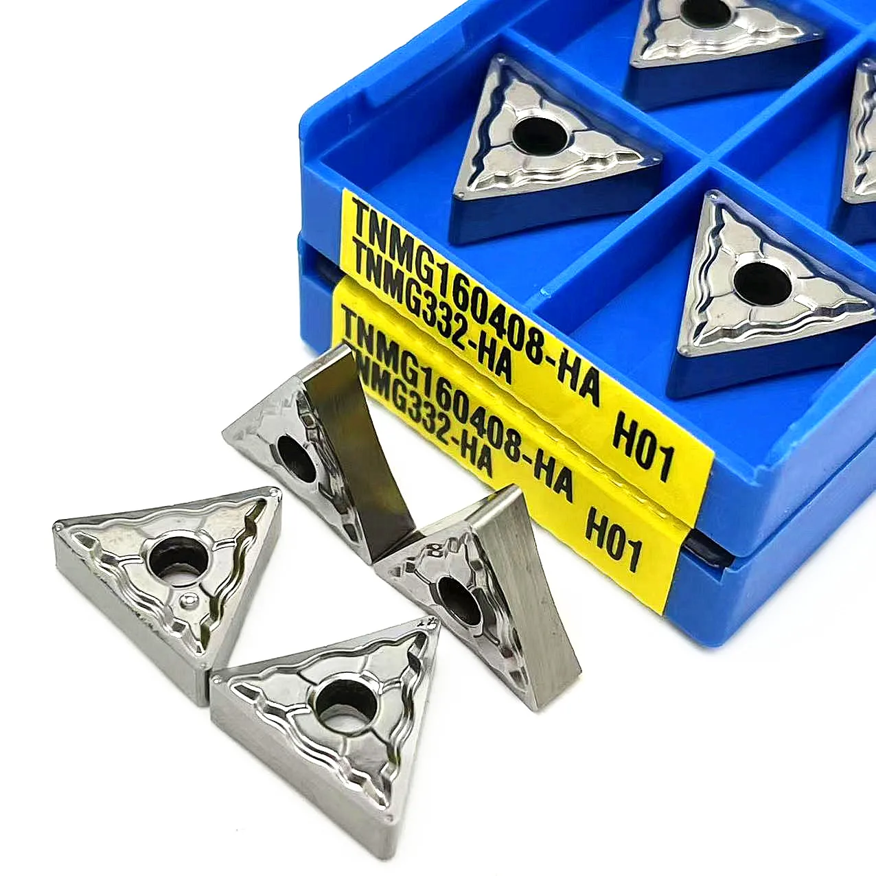 Tnmg160404 Tnmg160408 Ha H01 Hardmetalen Cnc-Machine Inzetstuk Tnmg 160404 160402 Aluminium Frees Draaigereedschap 10 Stuks