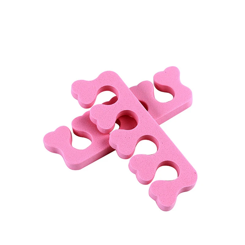 10/20/50/100 قطعة الوردي إصبع تو فواصل القدم الإسفنج UV جل البولندية مانيكير باديكير أدوات مجموعة أدوات التجميل للأصابع وأصابع القدم #2