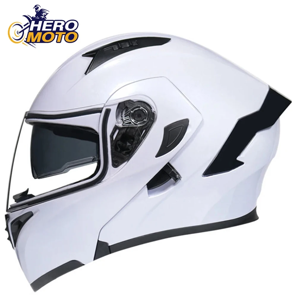 

Summer Motorcycles Helmet Men Breathable Moto Helmets Racing Biker Kask Anti-Fall Motorcycle Accessories Flip Up Wear-Resistant