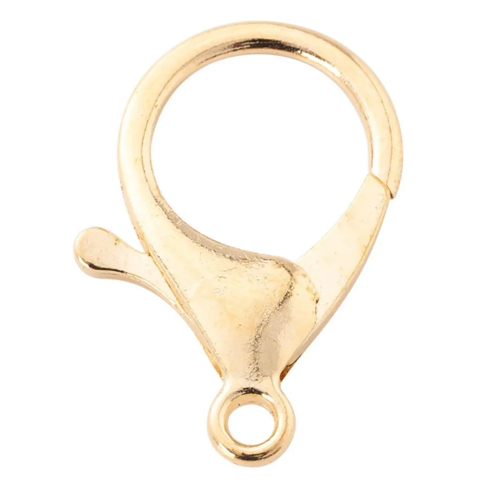 10pcs 24X34mm Large Lobster Claw Clasps Necklace Fastener Hook Connector for DIY Keychain Jewelry Craft Luggage Making Accessory