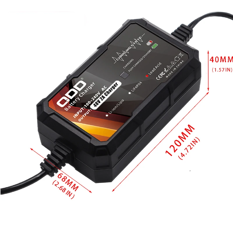 12V 24V 36V 48V lead-acid battery charger for 12V/24V/36V/48V Lead-Acid Battery Pack for Car Batteries  with 3Pin-XLR Connector