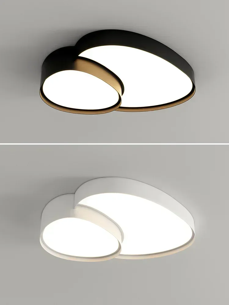 

Nordic Cobblestone Textured LED Ceiling Lamp Luxury Iron Modern Atmosphere Light for Living Room Bedroom Hygge Decor 110-240V