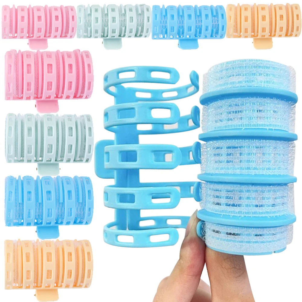 Random Color Spiral Bangs Curler Lazy Self-adhesive Bangs Curlers Portable Roller Bangs Curling Hair Styling Tools Women Makeup