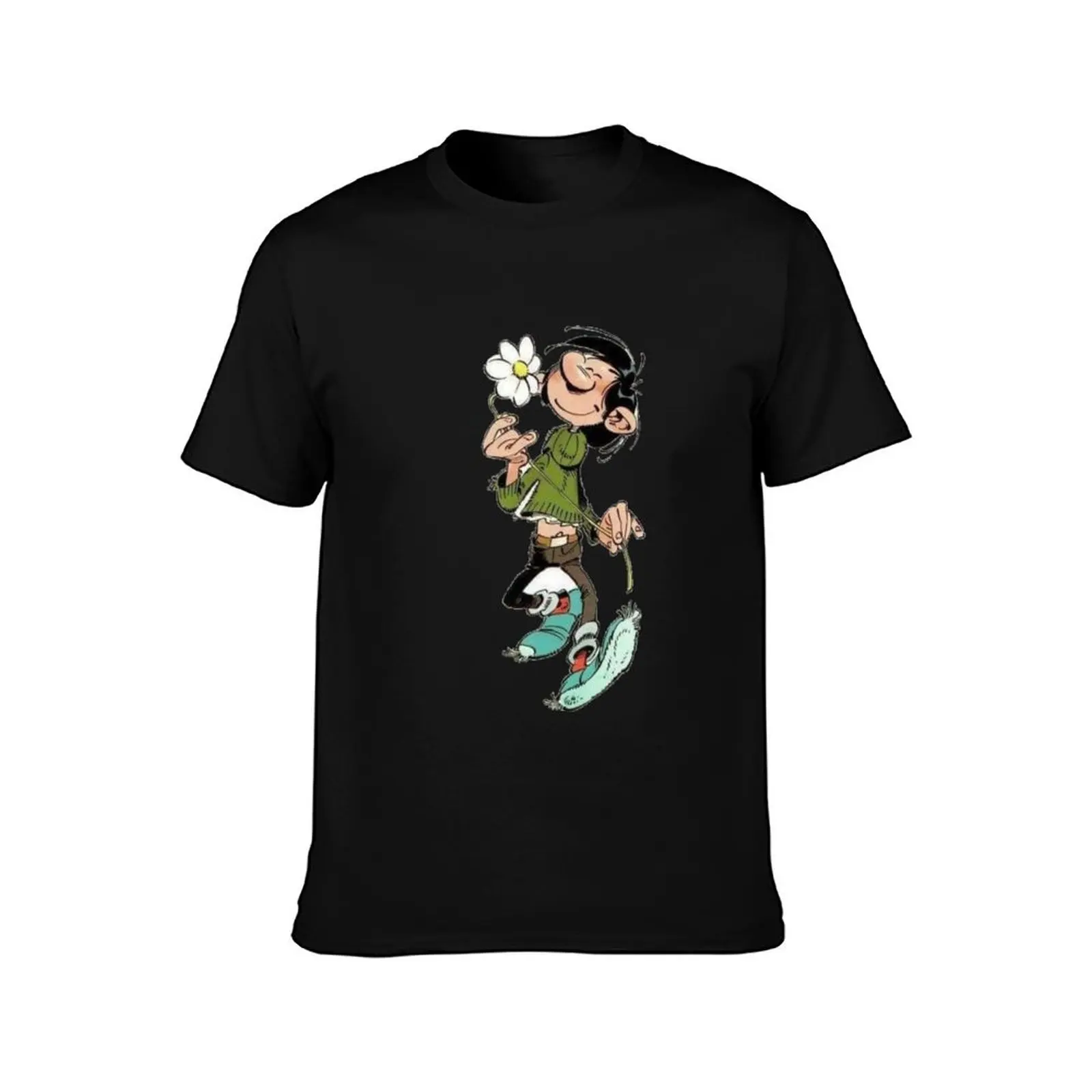 Gaston lagaffe T-Shirt Soft Lightweight Cotton T-Shirt