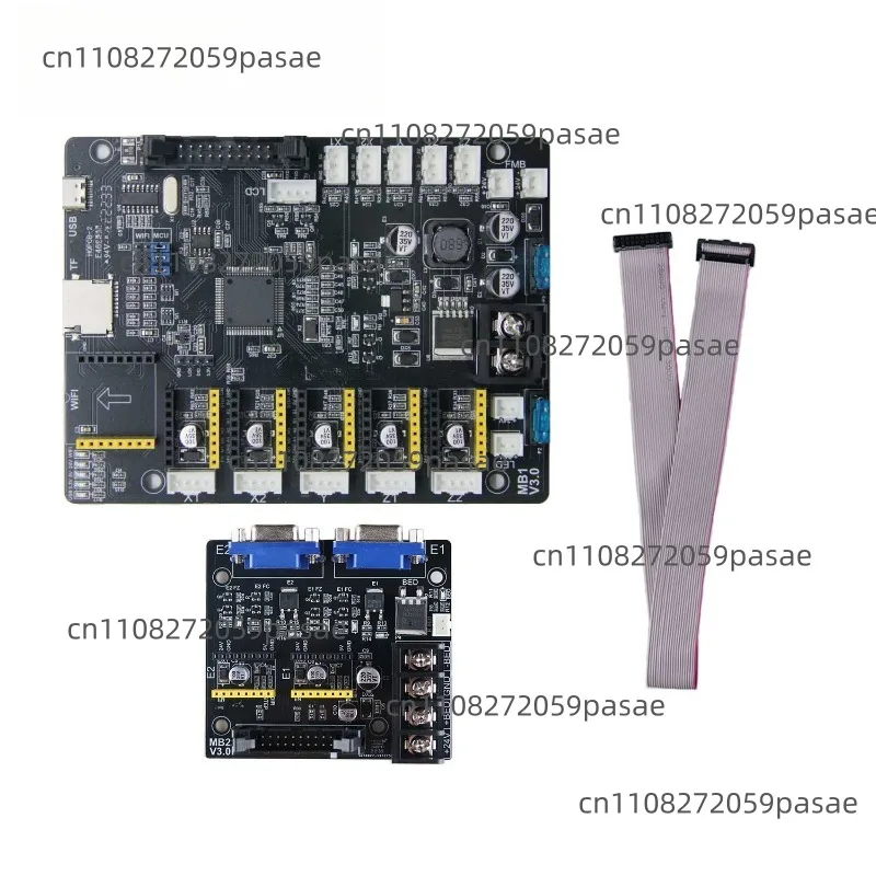 Independent Dual Nozzles 32-bit Silent Main Board, Support TMC2209, External Driver