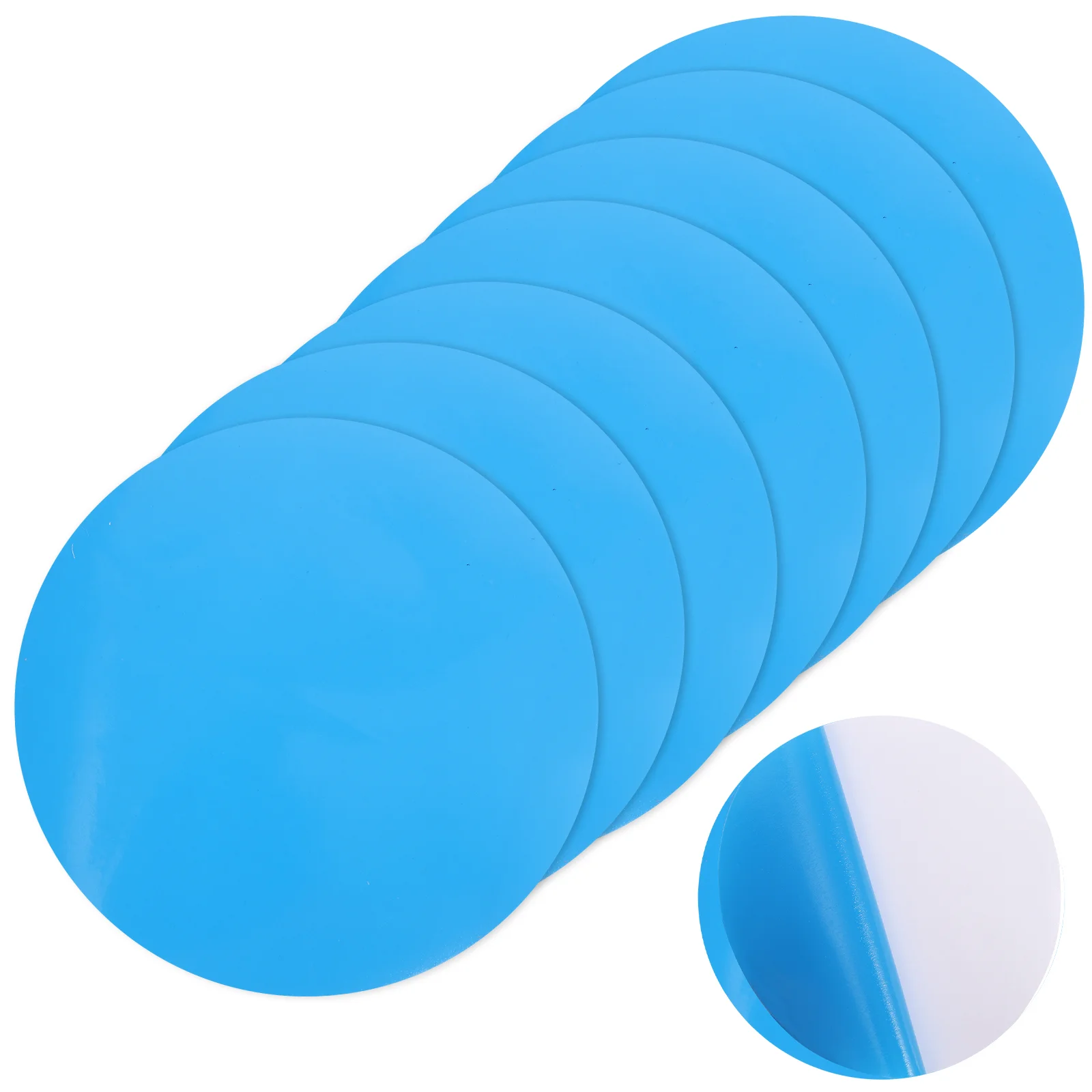 10 Pcs Float Pvc Repair Glue Inflatable Patch Kit for Products Swimming Ring Blue