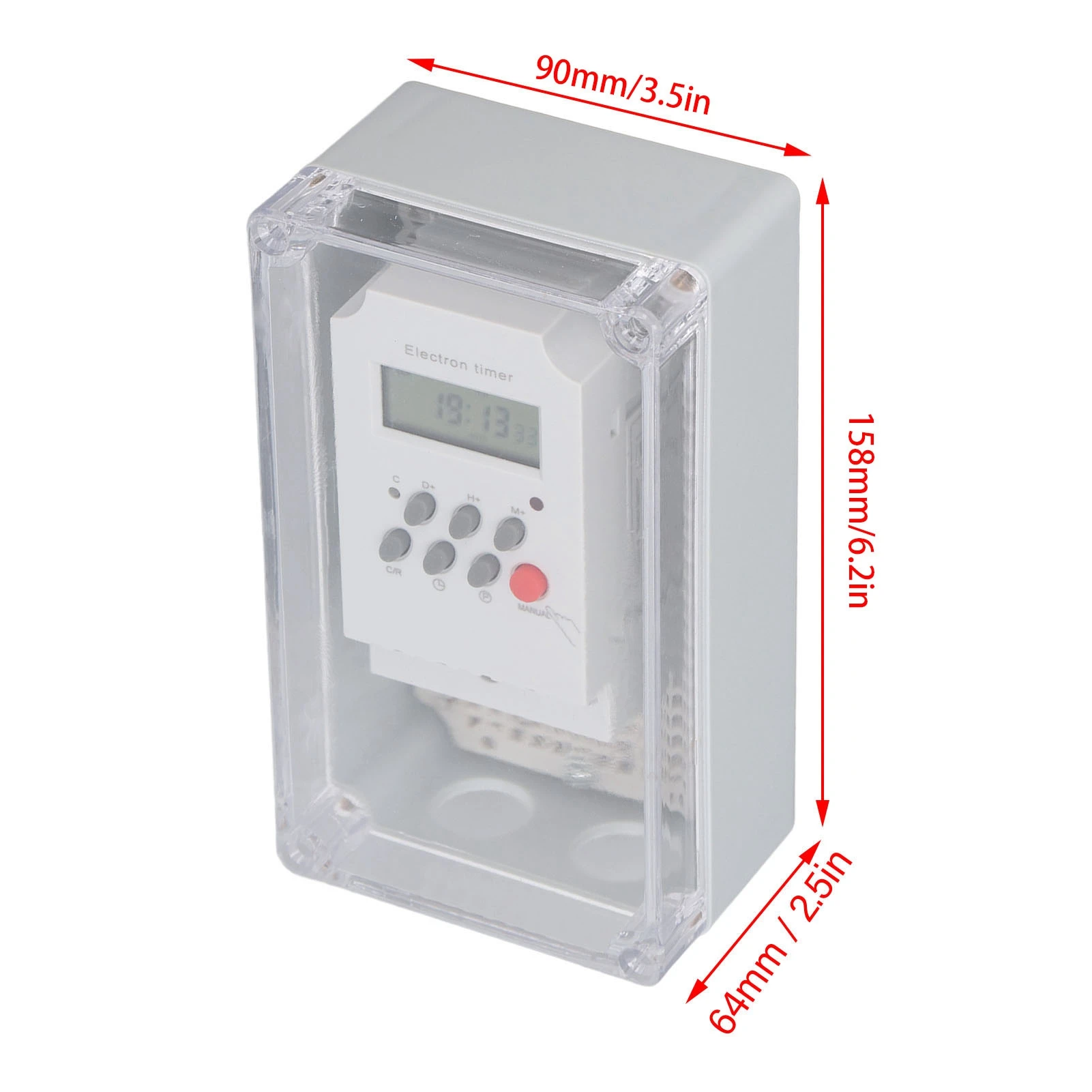 Picture 6: Pump Timer  Swimming Pool Pump Timer Waterproof Digital Timer Box Programmable Time Control  for Heater Spa Motor