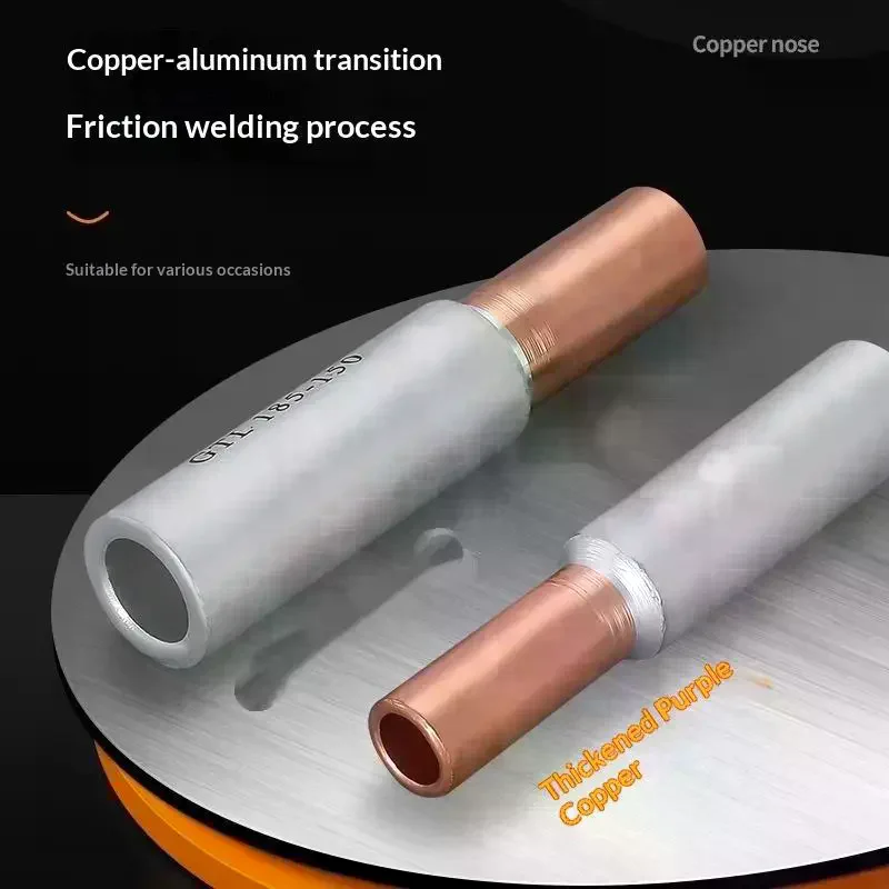 Compression Copper Aluminum CU-AL Tube Bimetallic Crimp Terminal Cable Wire Connector Splice Sleeve Lug Ferrule GTL Series