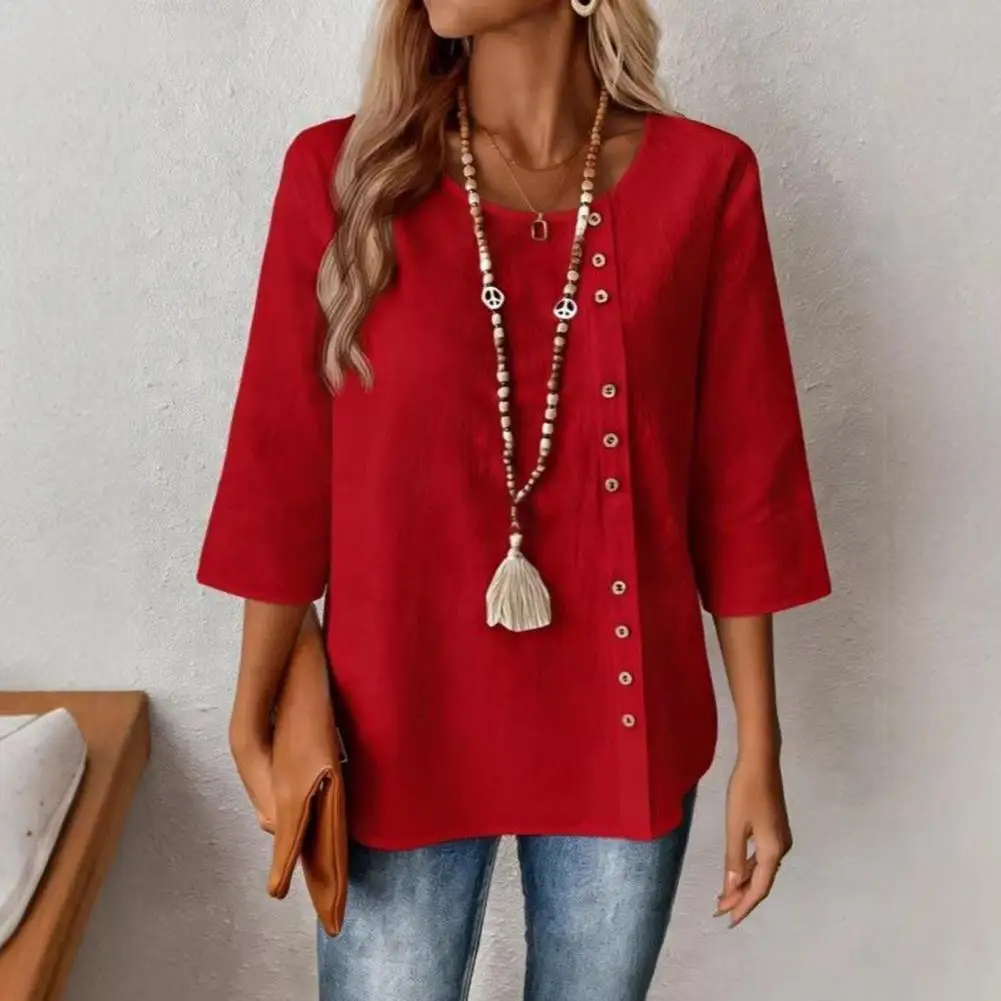 

Women T-shirt Vintage Harajuku T Shirt Summer Short Sleeve Cotton Linen Solid Loose Blouse Elegant Oversize Tee Shirt Streetwear