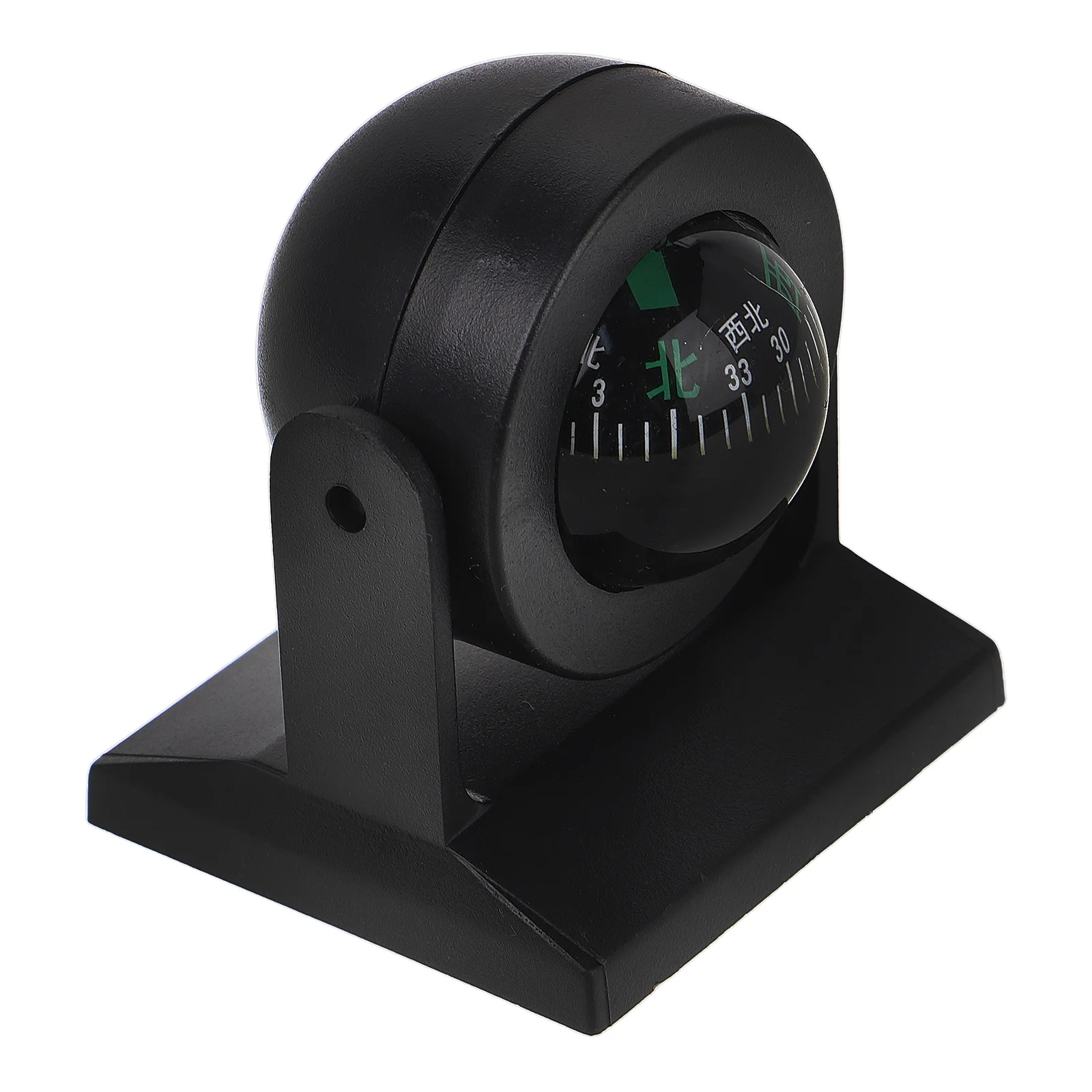 

Car Compass Dashboard Black Ball Round Mount 287-2 Vehicle Automotive Compasses for Caravan Camping Easy Lasting
