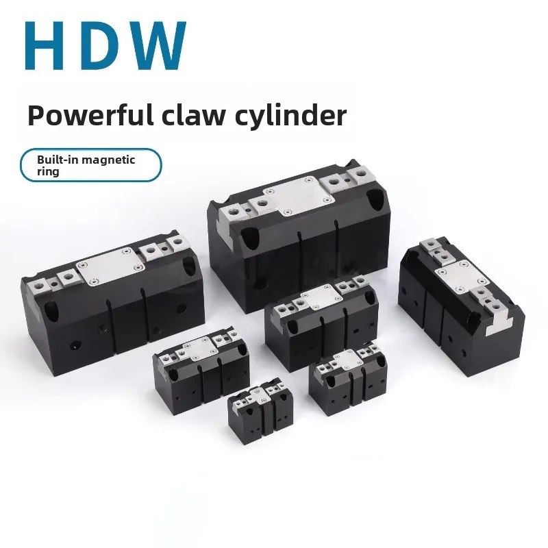 

Пневматический захват HDW HDW20 HDW25 HDW32 HDW40 HDW50 HDW63 HDW100: Мощный параллельный механический захват-цилиндр с пневматическим приводом