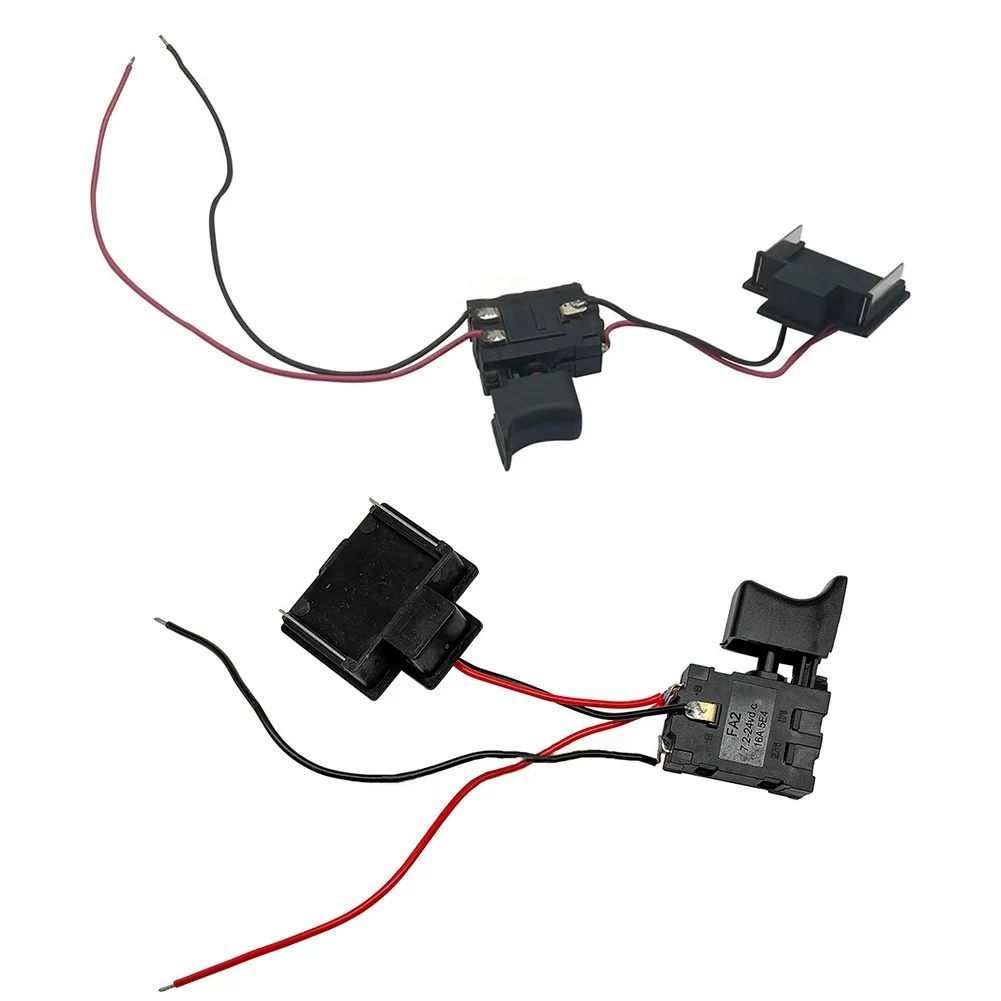 

16A 5E4 DC 7.2-24V Switch Control For Lithium Battery Electric Blower Switch Speed Control Electric Blower Trigger Switch