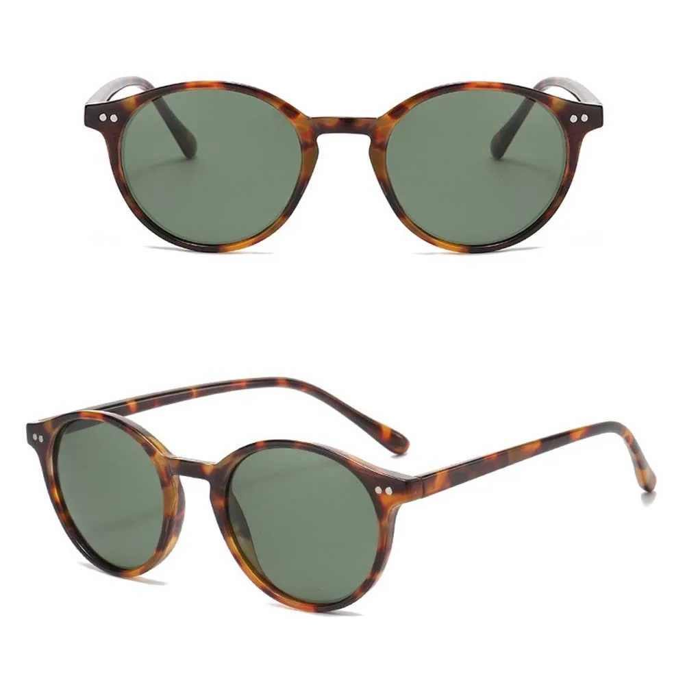 نظارات شمسية للحفلات TR للجنسين من Sunnies Leopard مطبوعة بإطار كامل من البولي كربونات خفيفة الوزن وإكسسوارات أزياء ريترو HD نظارات شمسية يوميًا