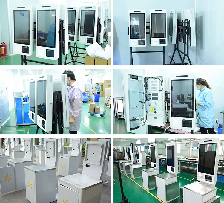 supermercado da tela de toque de 24 polegadas/máquina do quiosque do serviço do auto do shopping com função do pagamento