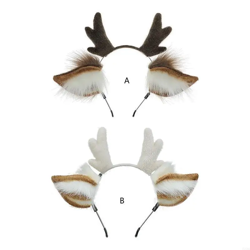 

Elastic Christmas Headbands New Year Children Hair Hoop Creative Headgear for Christmas Parties 6XDA