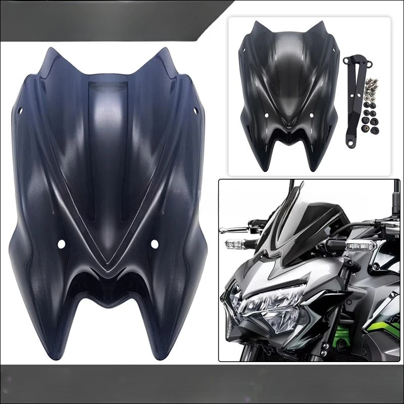 

Modified Front Windshield / Windscreen for Kawasaki Z900 (2020-2023 Model Years) - Motorcycle Accessory