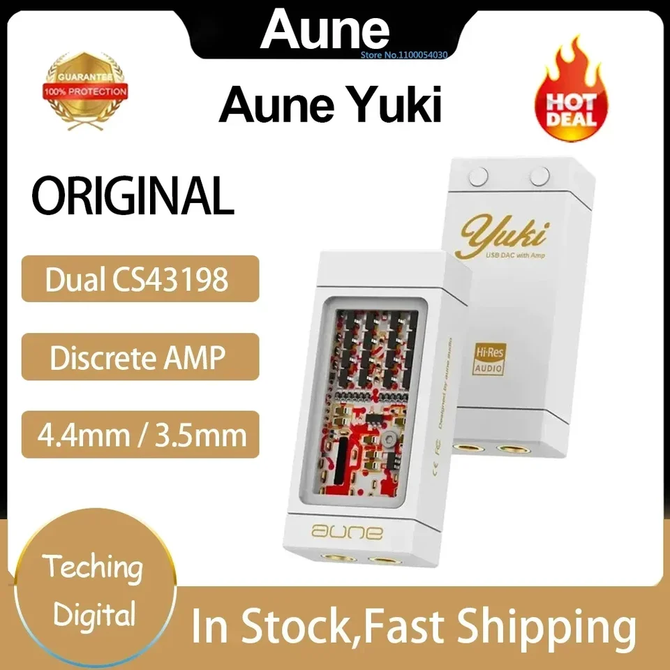 Aune Yuki Dac Hifiデコードアンプ,アンプデュアル,cs43198,pcm32bit