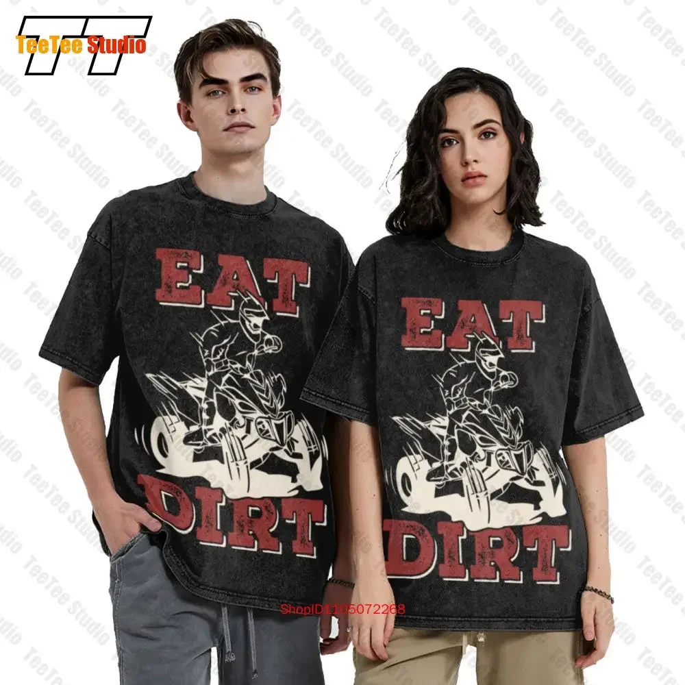 Atv Quad Bike Biking Four Wheeler Vintage  T-Shirt XMWK
