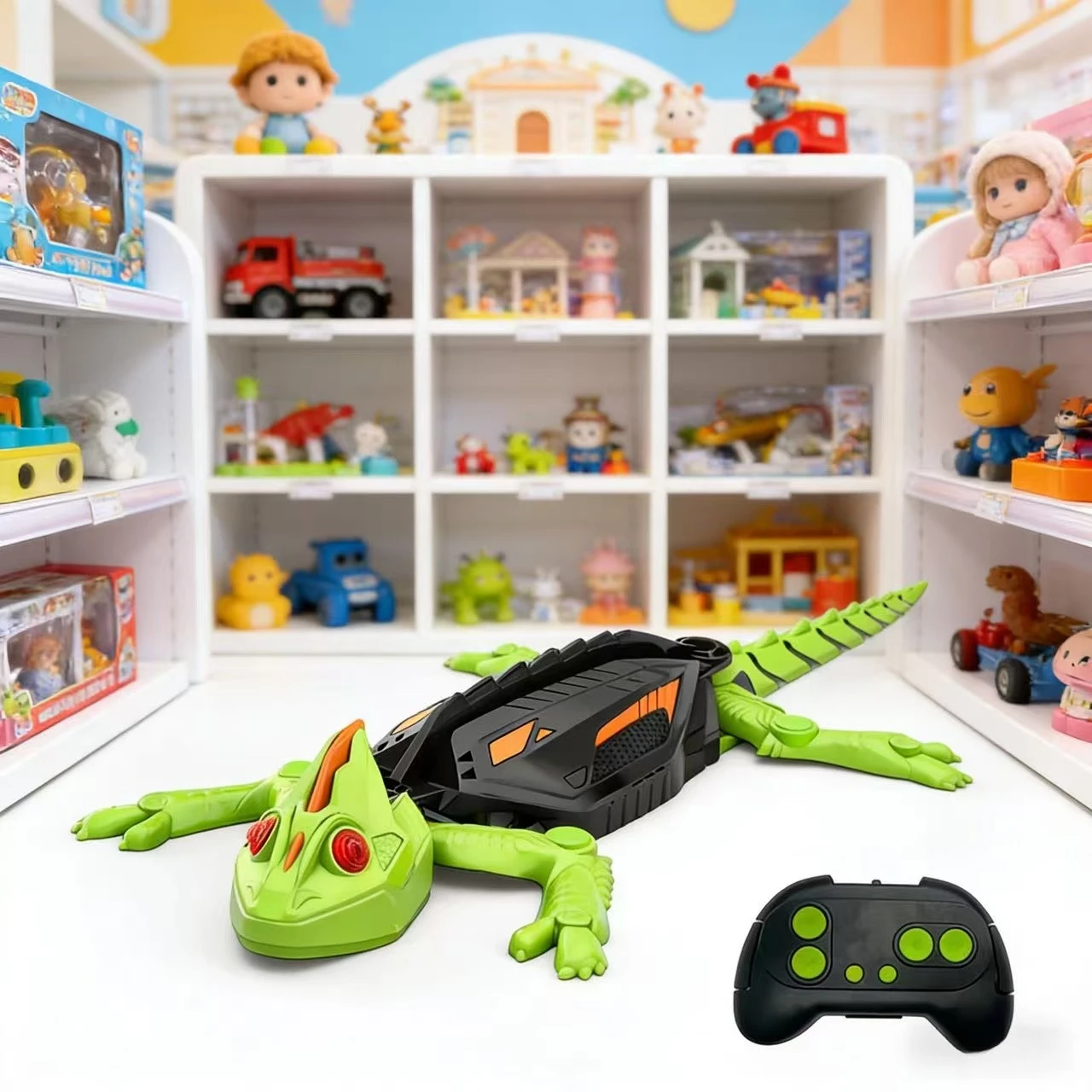 

Lifelike Bionic Lizard RC Robot Toy, Remote-Control Gecko, Glass & Smooth Wall Climber, Great Christmas Decor