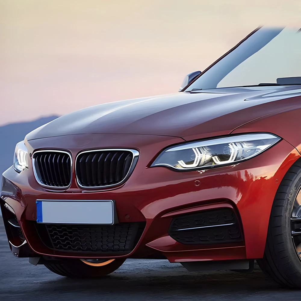 Car Front lamps Assembly For BMW 2 Series F22 2014-2021 Upgrade High Configure LED Angel Eyes Style Projector Lens Accessories