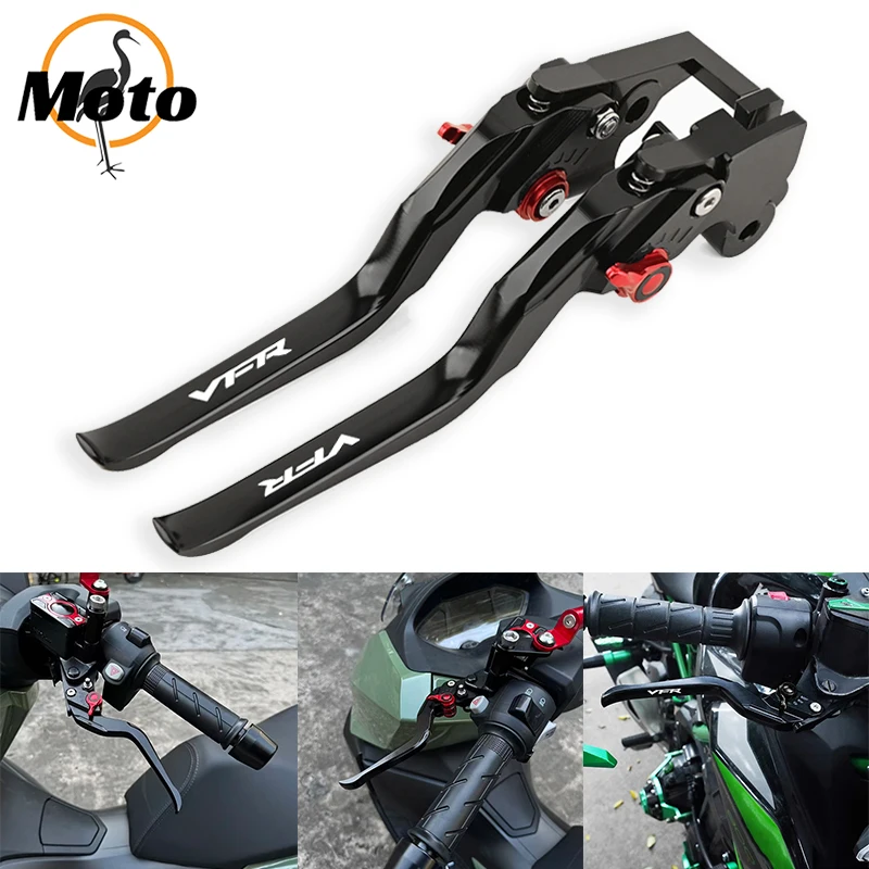 For HONDA VFR800 VFR800F VFR750/750S SABRE VTR1000 Motorcycle CNC Accessories FBrake Clutch Lever Adjustable Brake Clutch Lever