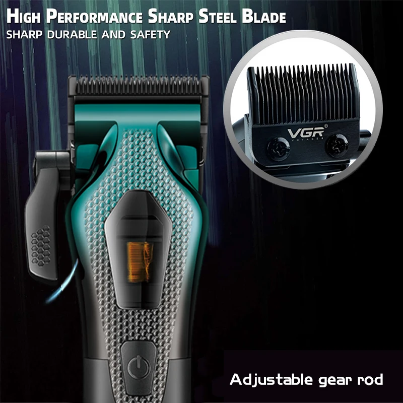 VGR 271 997 Juego de cortapelos para hombre, máquina de corte de pelo de 10000 Rpm, cortapelos de alta calidad, juego de peluquero profesional para hombre 41
