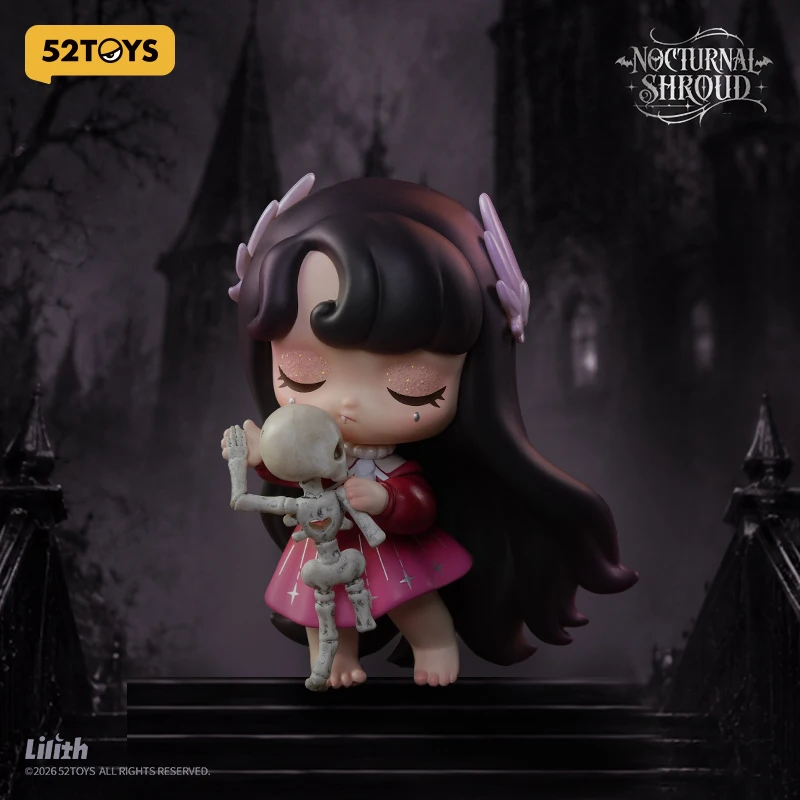 52TOYS Blind Box Lilith-Nocturnal Shroud Kawaii Anime Action Figure Cartoon Model Surprise Box Mystery Box view 2