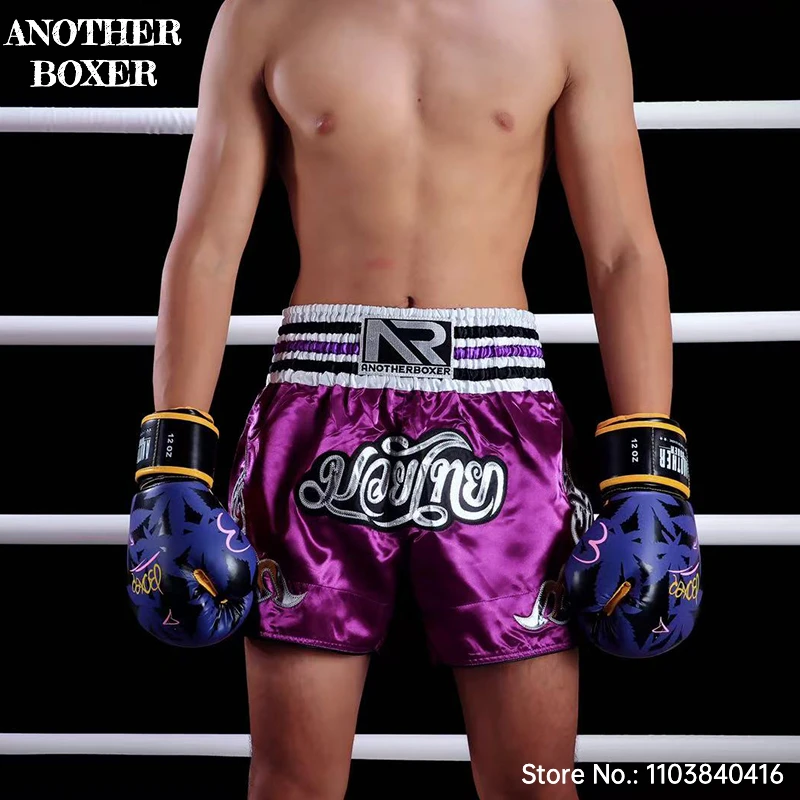 

Шорты для тайского бокса для мужчин, женщин и детей, профессиональные тренировочные боевые штаны для спортзала, стильные шорты для ММА, кикбоксинга, борьбы, бокса, тайского бокса