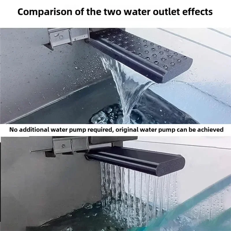 A78E-4PCS Replacement Outlet Connector For Xiaomi Mijia Fish Tank–Dual-Use Rainfall & Waterfall Water Enrichment Modification Pa