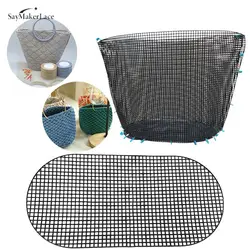 1Set Embroidery Bucket Bag Auxiliary Knitting Sewing Weaving Plastic Mesh Sheet For DIY Accessories Handmade Easy Knit Helper