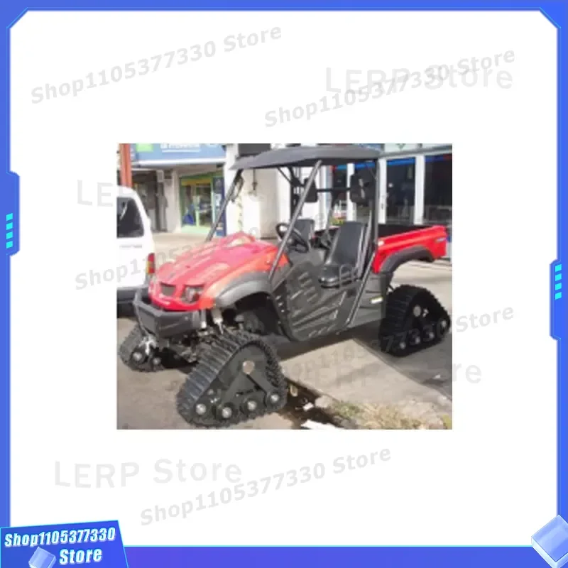 Mini Tractor Harvester Triangular Rubber Track System Assembly Replacement Parts for Agricultural Machinery Durable Crawler