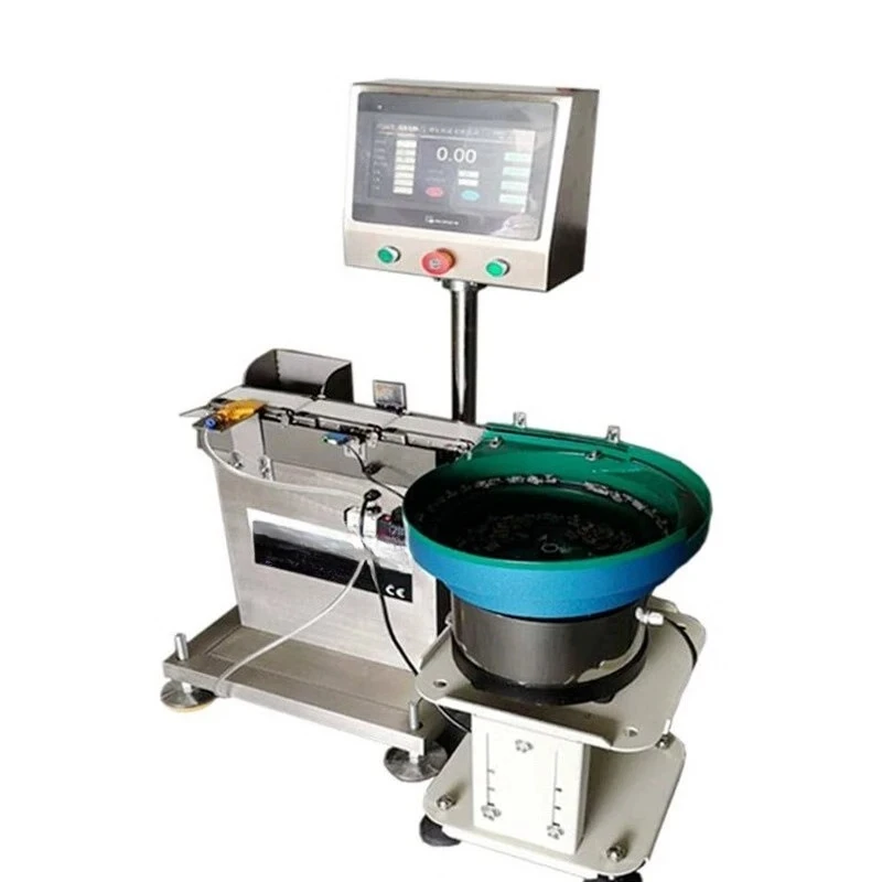 Small weighing machine online weighing re-inspection hardware accessories, automatic weighing scale sorting machine