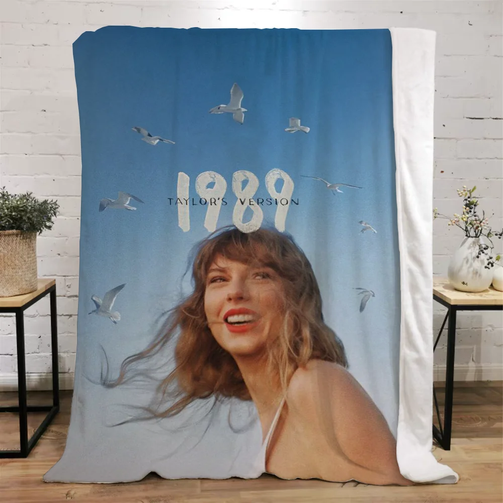 T-Swift Knee Blanket Throw Fluffy Soft Blankets King Size Luxury Bedding Knitted Plaid Home and Decoration Beach Towel Nap Bed &