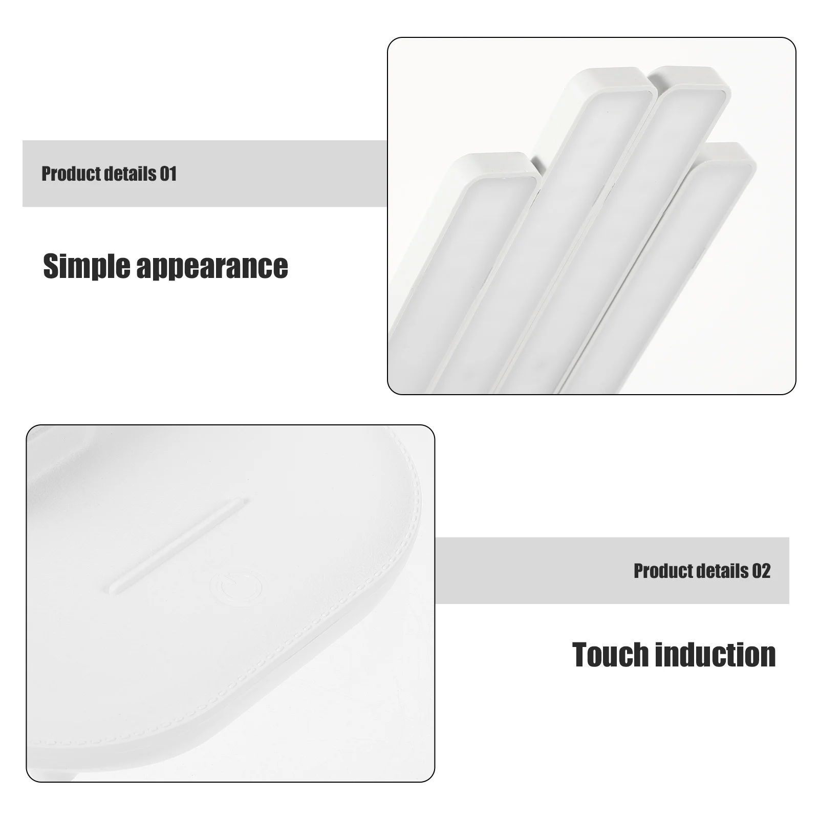 

Eye-Caring LED Desk Lamp 4-Head Dimmable Touch Control USB Table Light for Home Office Reading LED Desk Lamp Table Light