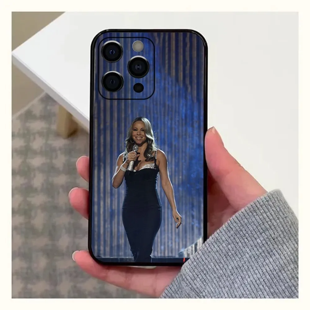 Mariah Carey art photos Phone Case For Apple iPhone 15,14,13,12,11,Pro,X,XS,Max,XR,Plus,Mini Soft Black Cover