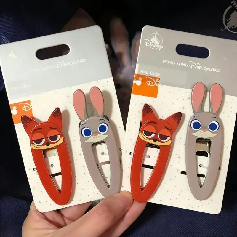 

Disney Zootopia Judy Nick Cartoon Hair Clip Bangs Clip Anime Peripheral Hair Accessories Kawaii Jewelry Birthday Gift for Girls