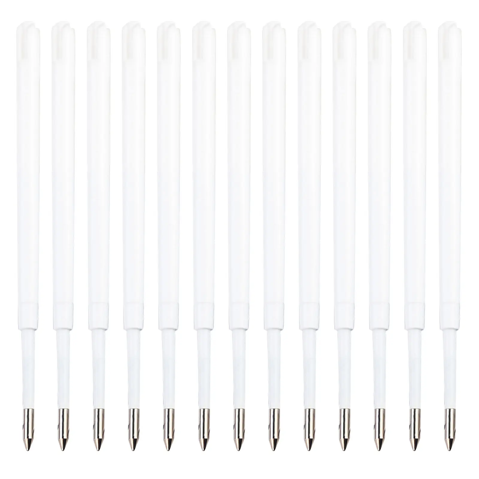 

100Pcs Black Ink Ballpoint Pen Refill Cartridges 1.0mm Sleek Design Smooth Writing Retractable Office Supplies School Pen